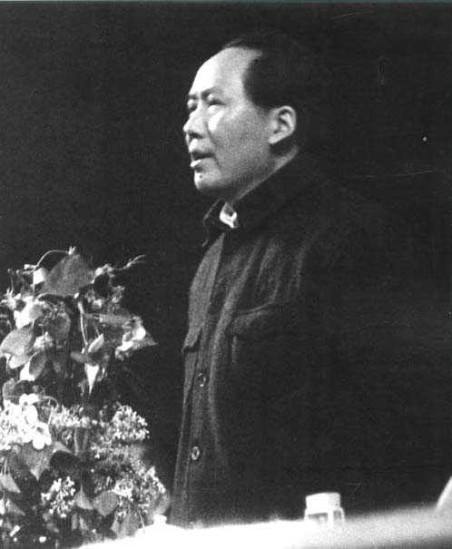 毛泽东在七大致闭幕词——《愚公移山》。（1945年）