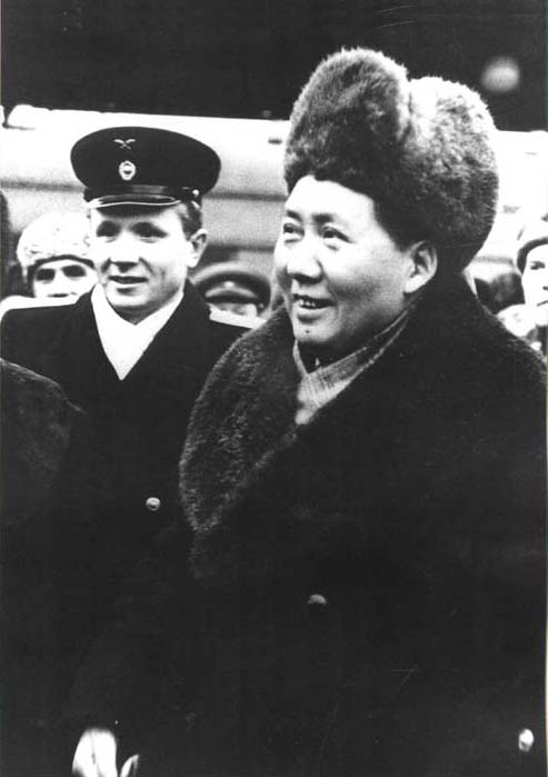 访问苏联期间的毛泽东。（1949年）