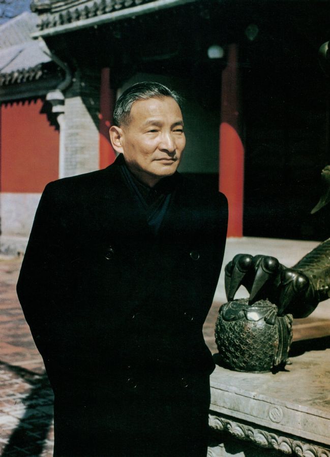 1959年5月15日，陈云在中南海勤政殿。