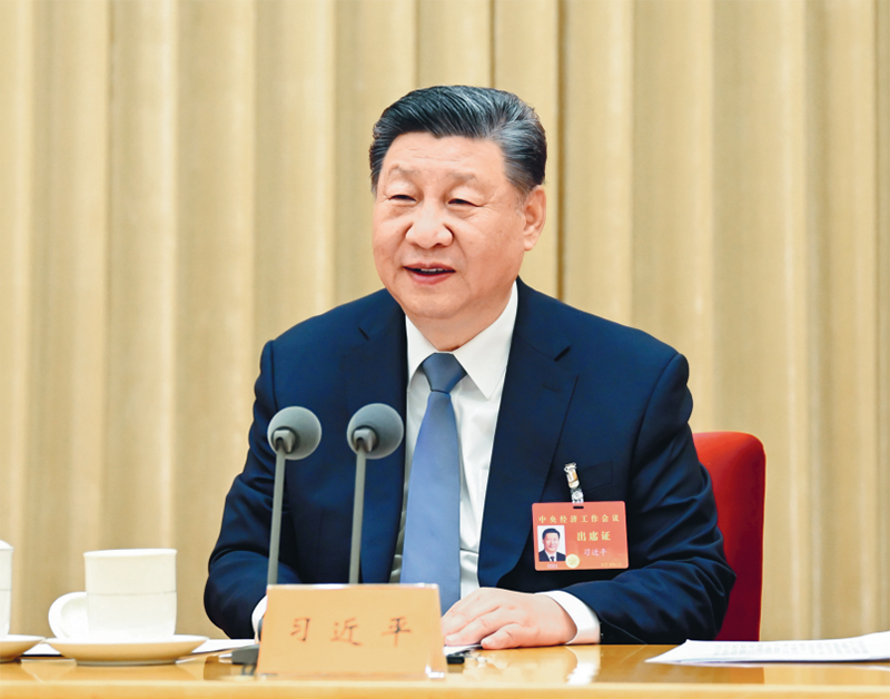 2024年12月11日至12日，中央经济工作会议在北京举行。中共中央总书记、国家主席、中央军委主席习近平出席会议并发表重要讲话。 新华社记者 谢环驰/摄